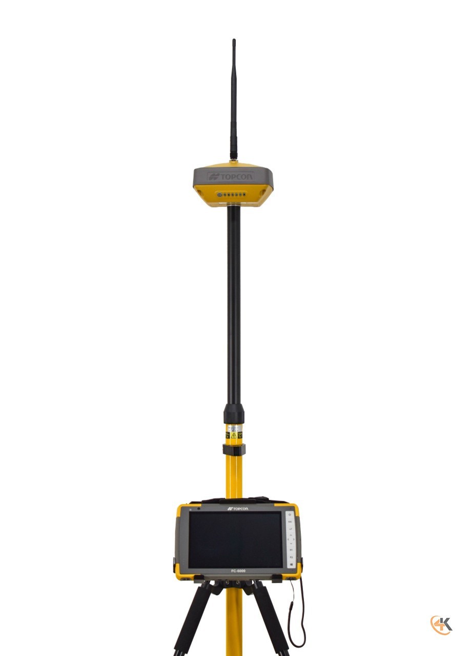 Topcon Single Hiper VR 900 MHz GPS Base/Rover Receiver w/ FC-6000 & Pocket-3D