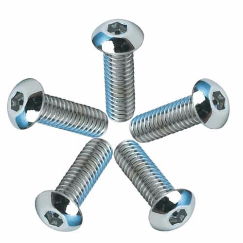5 Chrome Allen Bolt Timing Point Cover Hardware Kit for 99-15 Harley Big Twin