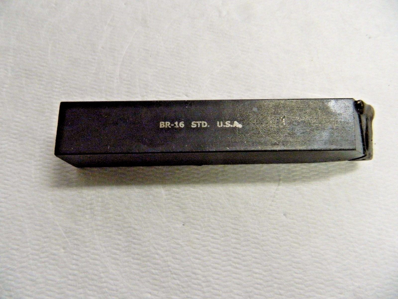 Interstate Carbide Lead Angle Turning Insert Tool Bit 1/2" Circle BR-16 786