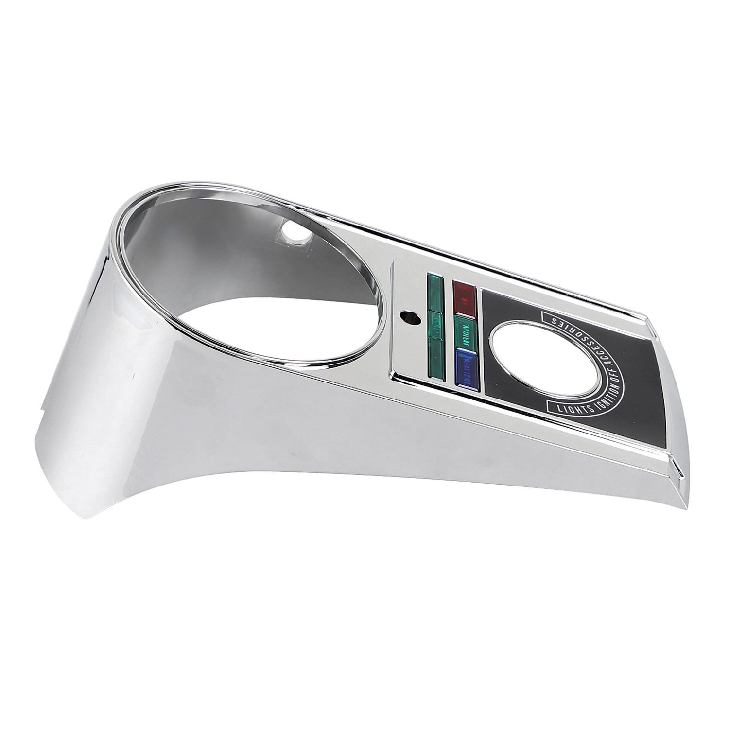 Chrome Dash Speedometer Panel For Harley Electra Glide FLHT Softail FXST FXSTC