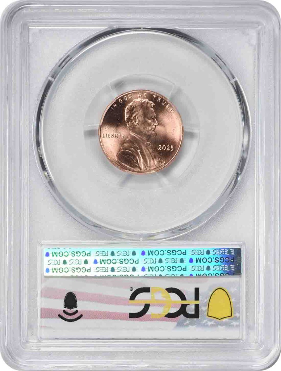 2025 Lincoln Cent MS66RD PCGS