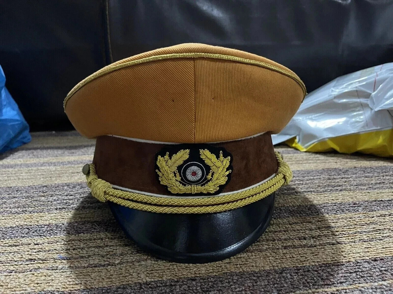 WW2 German Wehrmacht General Cap Hat Handmade Officer Reproduction Made to Order