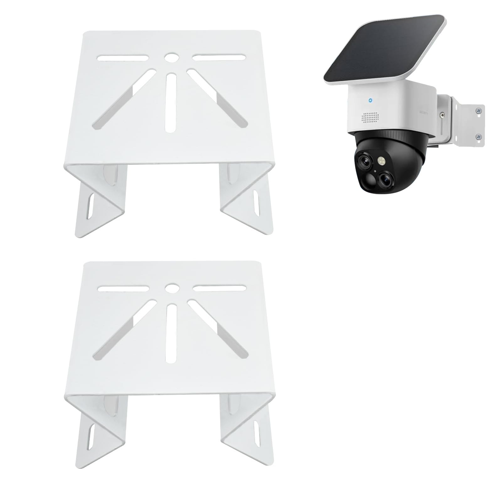 2 Pack Metal Mounting Corner Bracket for Security Camera, Stainless Steel Cor
