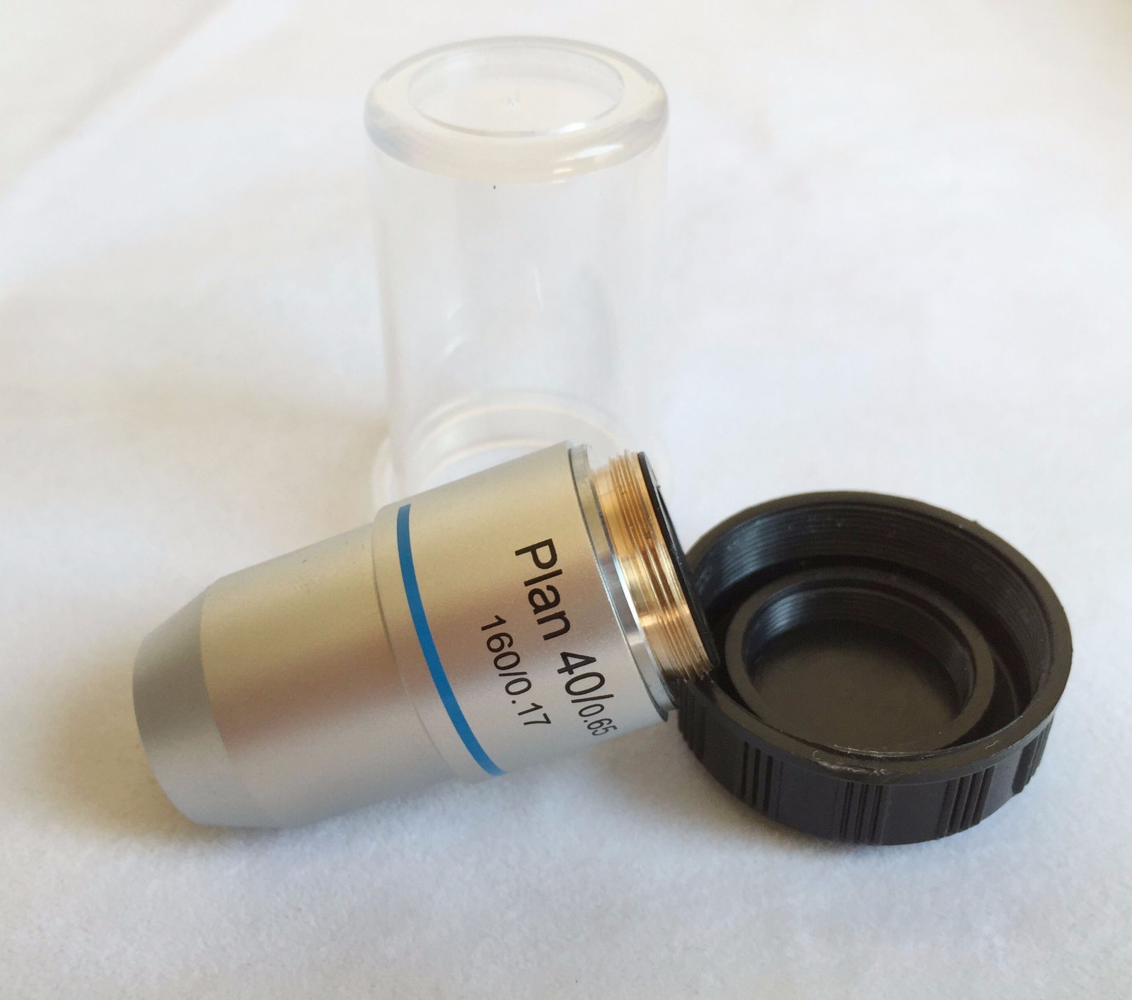 Mcroscope Objective 40X Lens w/ Spring Plan Achromatic DIN Standard