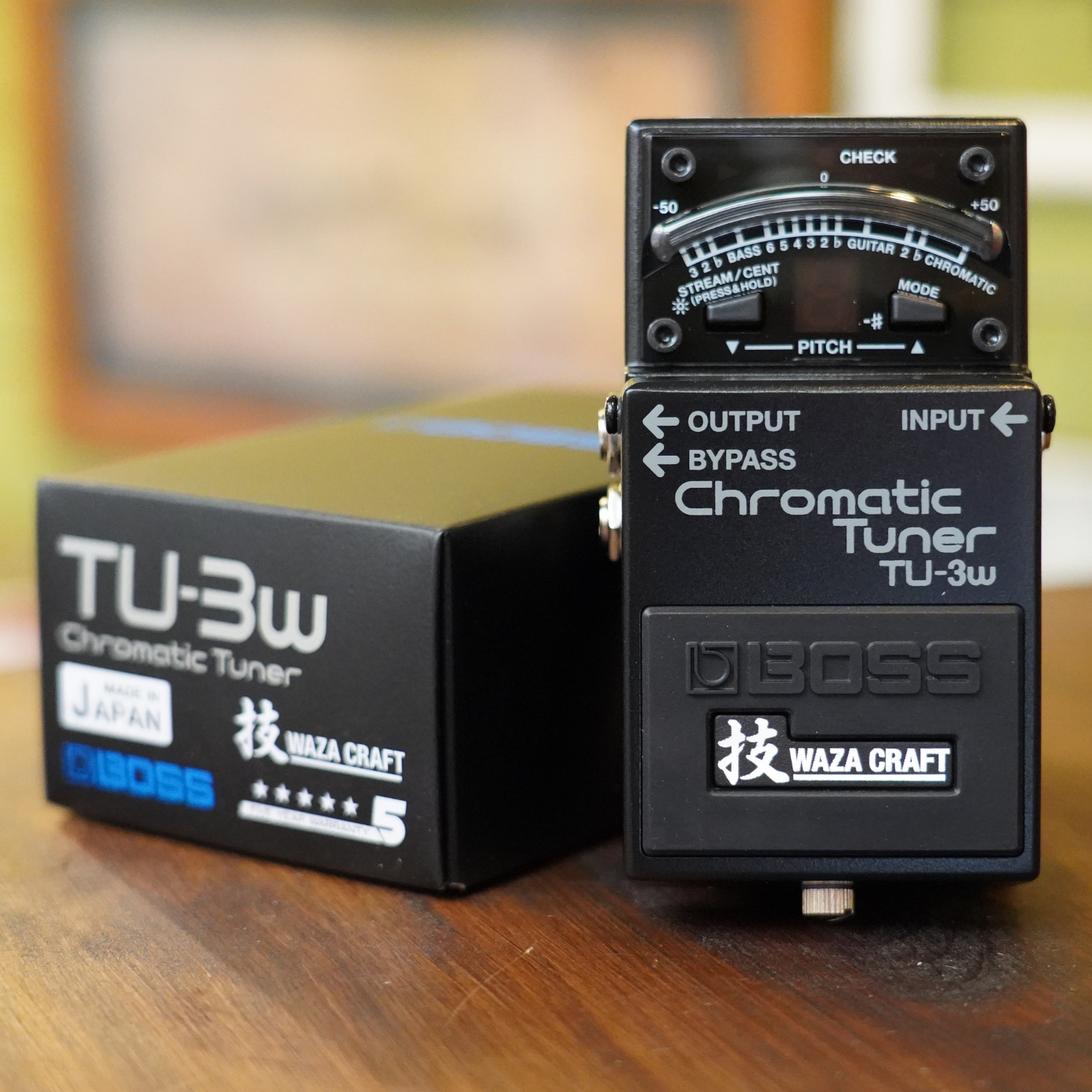 BOSS TU-3W Chromatic Tuner WAZA CRAFT MADE IN JAPAN Brand New