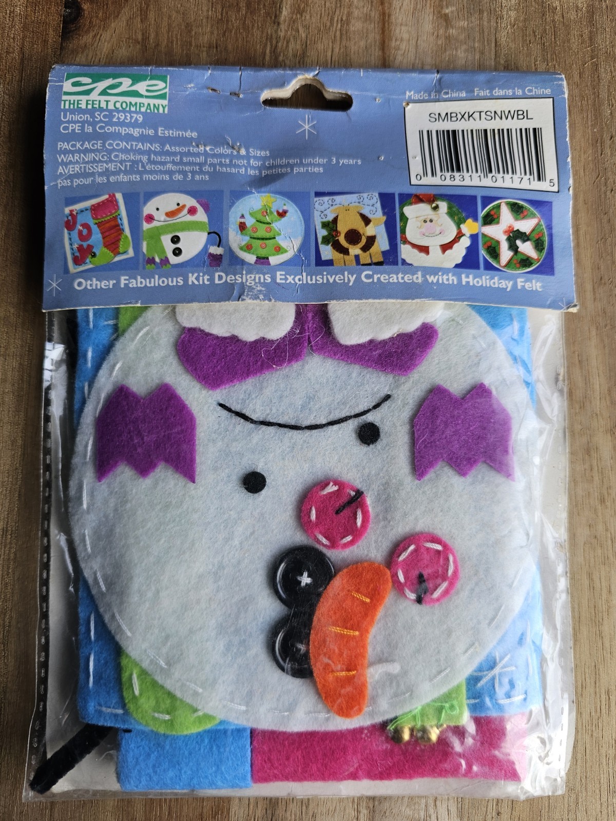 CPE Whimsical Holiday Felt- Snowball Kit