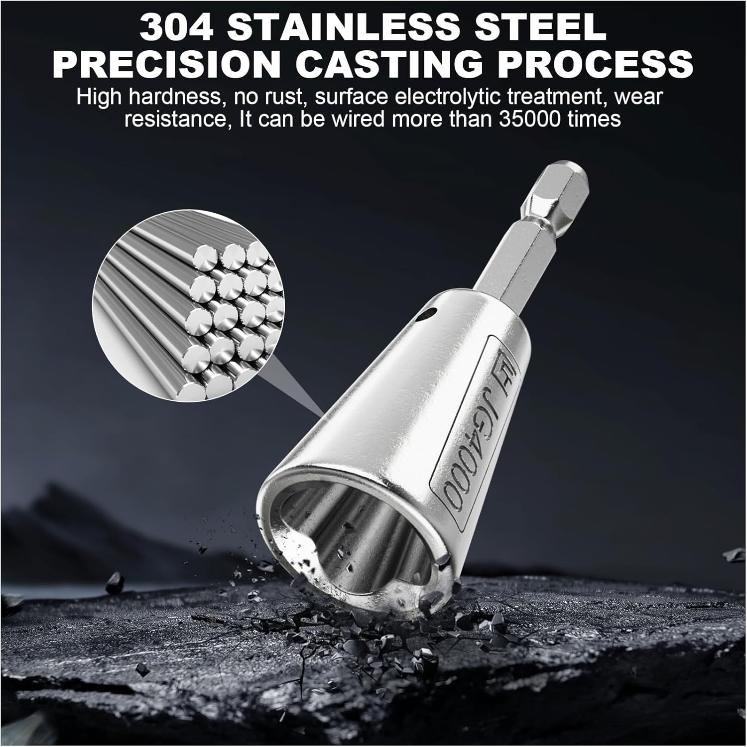 2025 Upgraded Drill Wire Twister Tool - Silver
