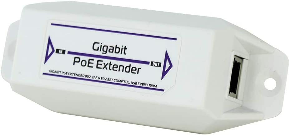Single Port Gigabit POE+ Extender - 802.3af/at - POE-EX2001 (Indoor Gigabit PoE)