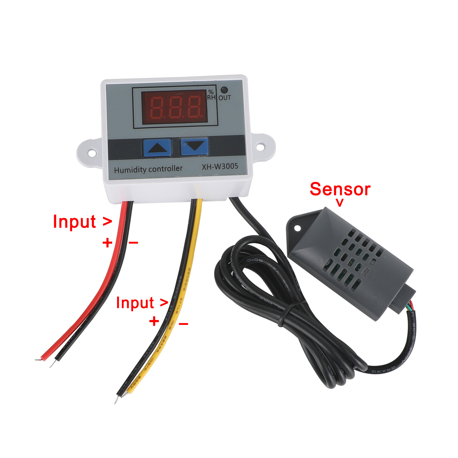 Digital Dc 12V 120W XH-W3005 Led Humidity Controller Hygrometer Switch Sensor US