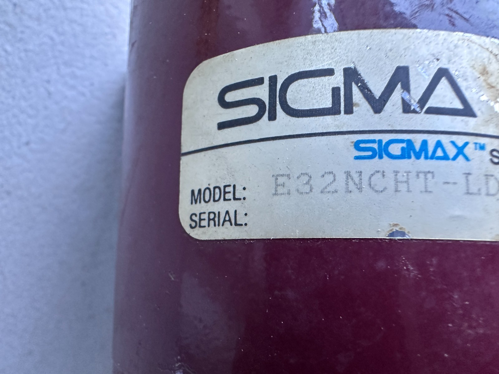 Sigma Sigmax Stepping Motor E32NCHT-LDN-MF-00