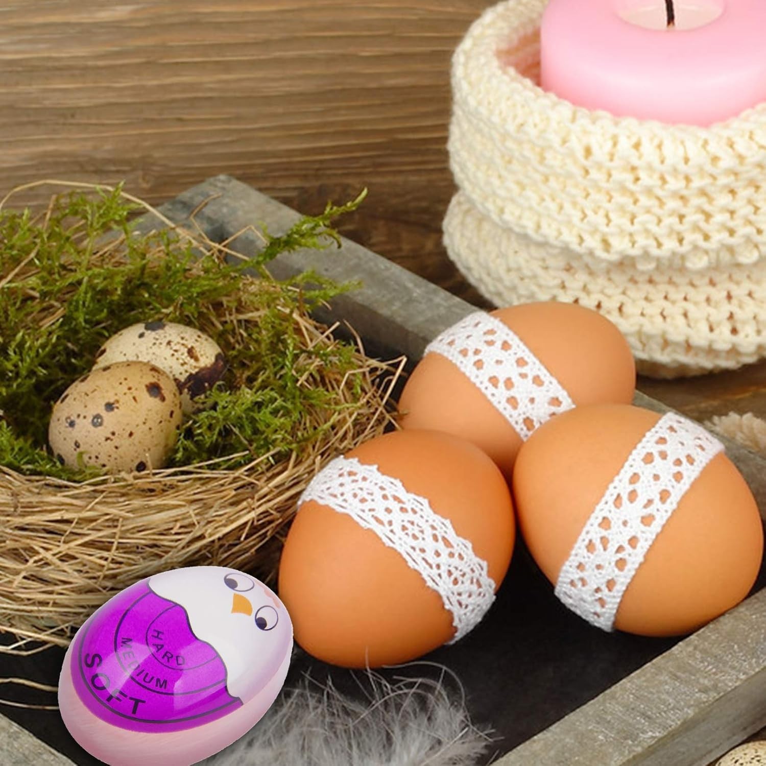 Egg Timer Soft Hard Boiled Egg Boiler Timer That Changes Color When Done