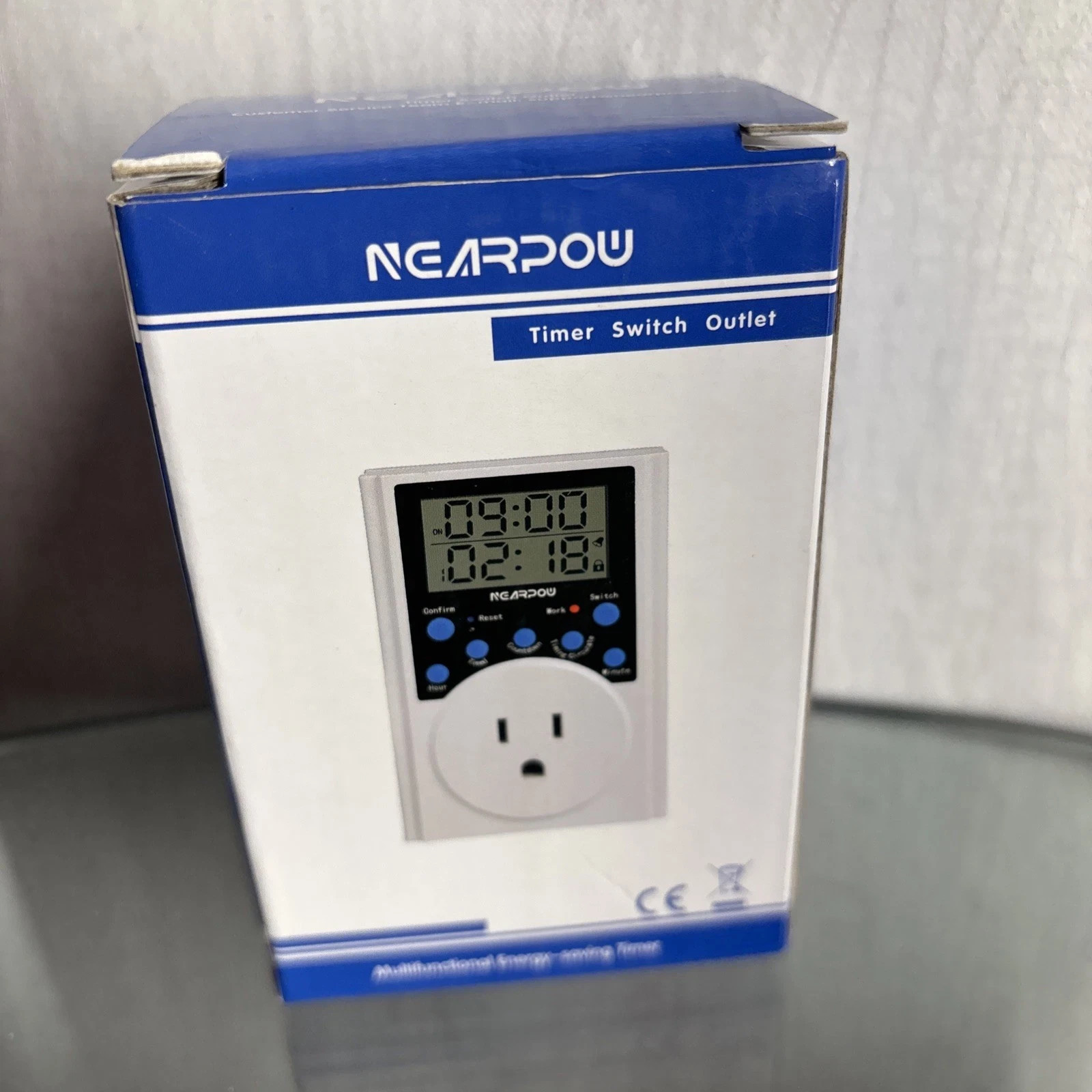 Nearpow Timer Switch Outlet Multifunctional Energy-Saving Timer NEW SEALED