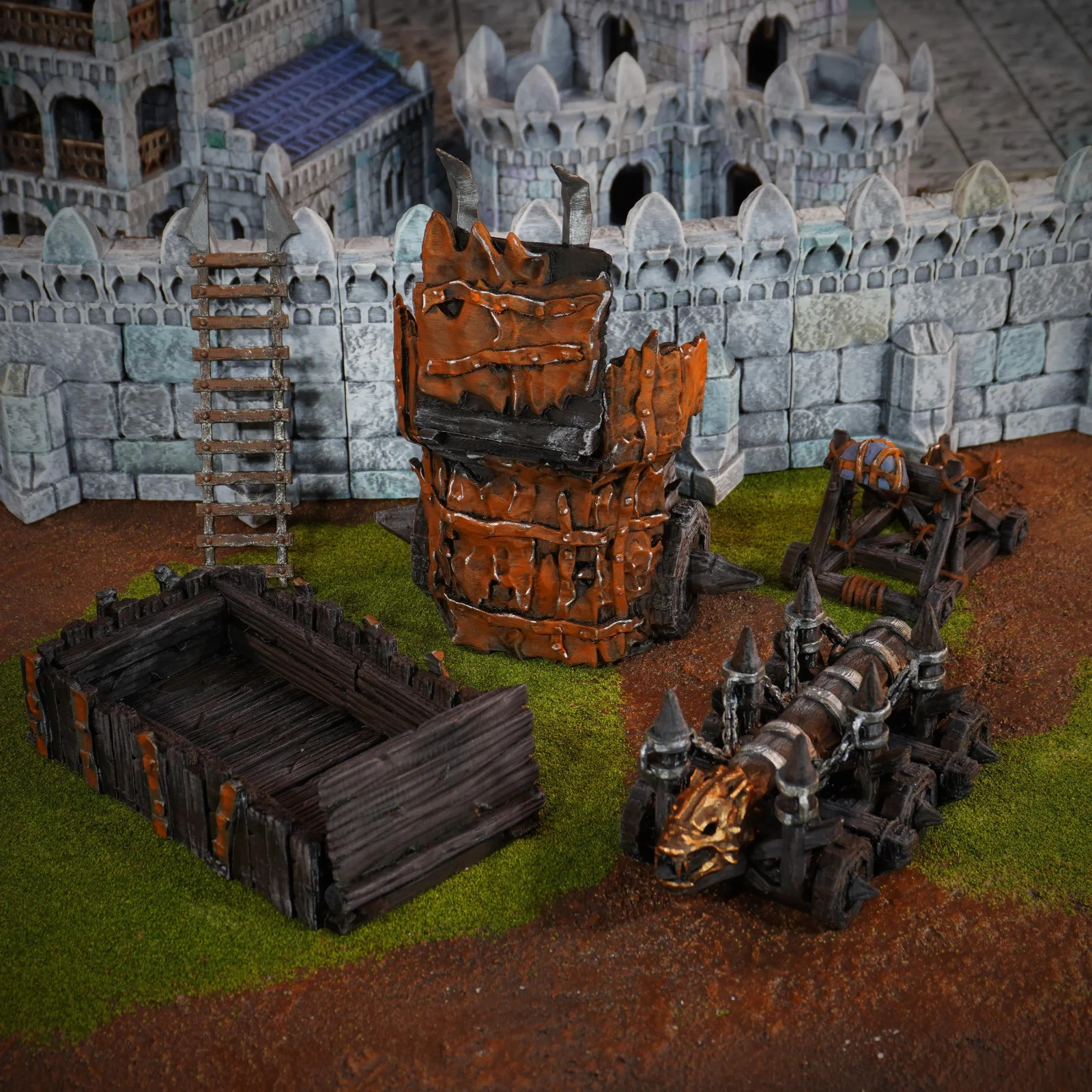 Siege Equipment  - Scenery/Terrain - Conquest Creations -  10mm scale