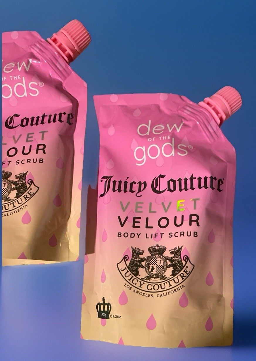 2X Juicy Couture Dew ofthe Gods Velvet Velour Body Lift Scrub 7.05oz Exp10/27/27