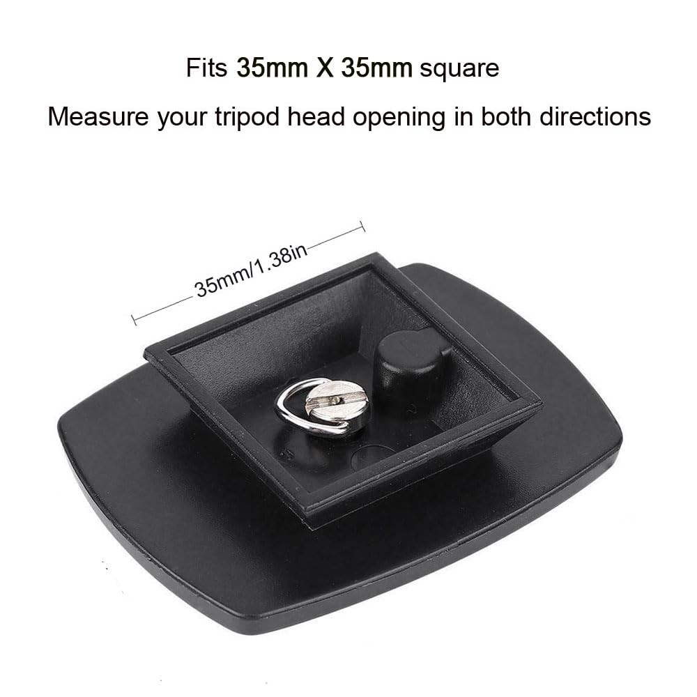 35mm Tripod Quick Release Plate Camera Mount Adapter Replacement for Sunpak