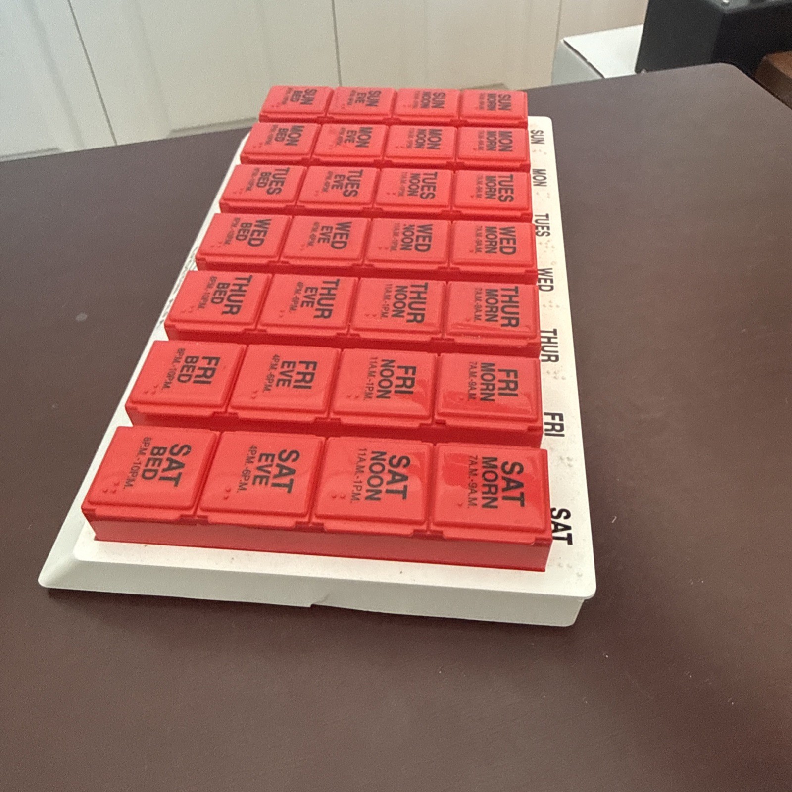 Procrit Epoetin Alfa Weekly Medication Organizer 4x/Day EMPTY Promo Box