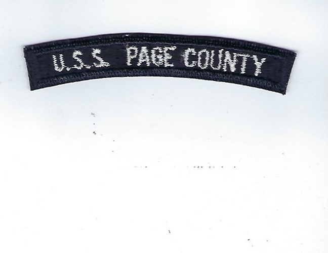 USS Page County, LST-1076,  US Navy "Rocker"