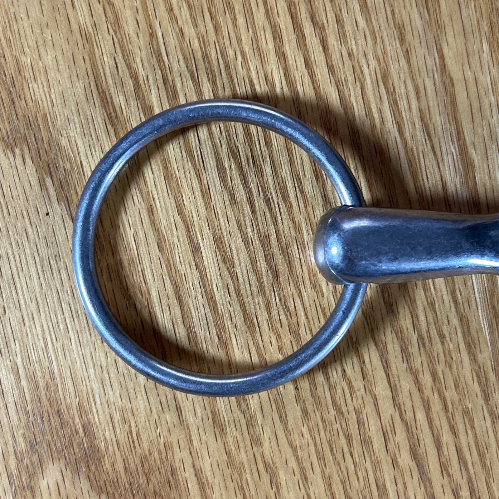 Loose Ring Snaffle Bit With Peanut 4.5" Mouthpiece Riding Bridle Bit