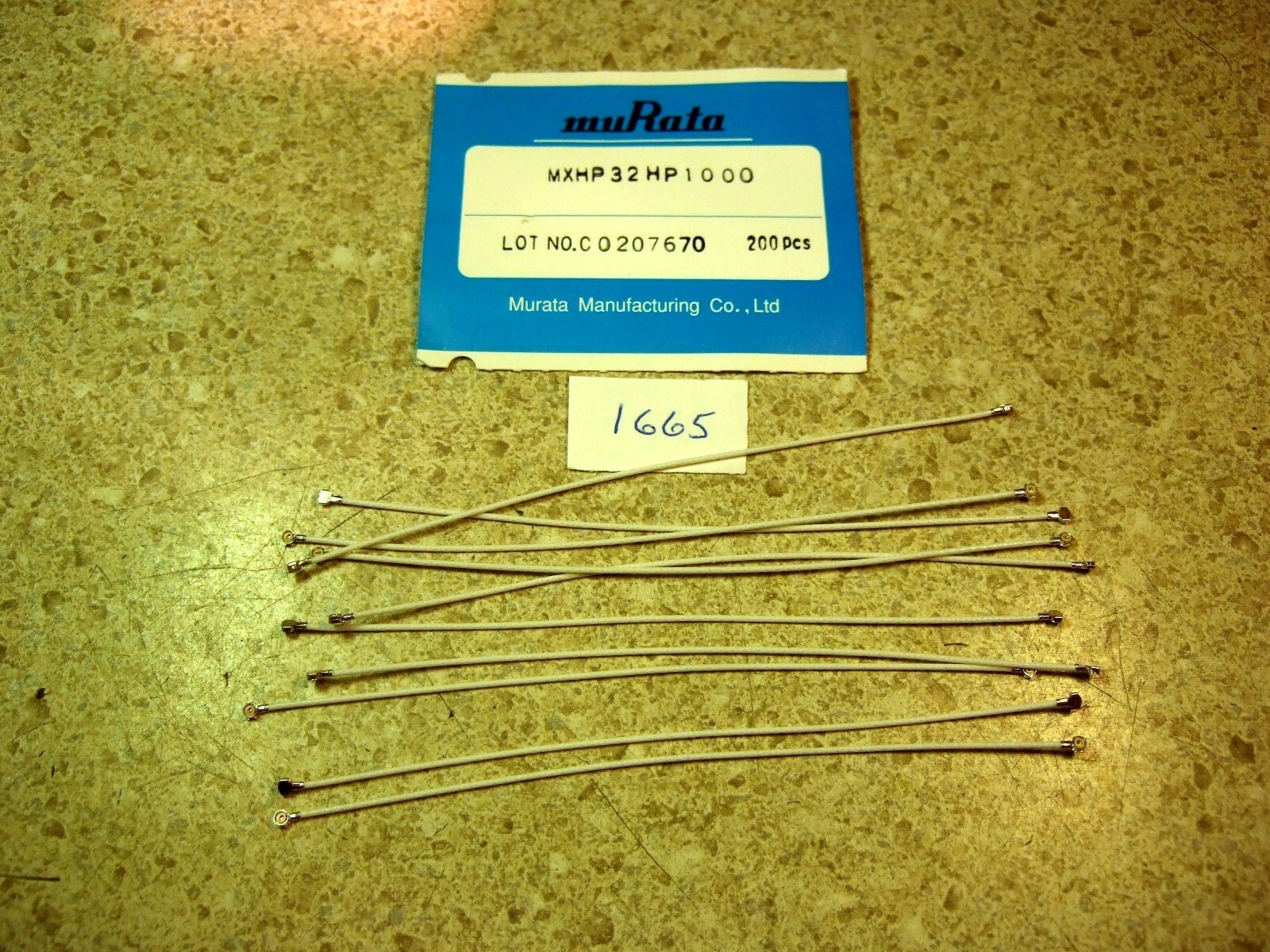 Lot of (10) muRata MXHP32HP1000 100mm 6 GHz Coax w/HSC Connectors - New!