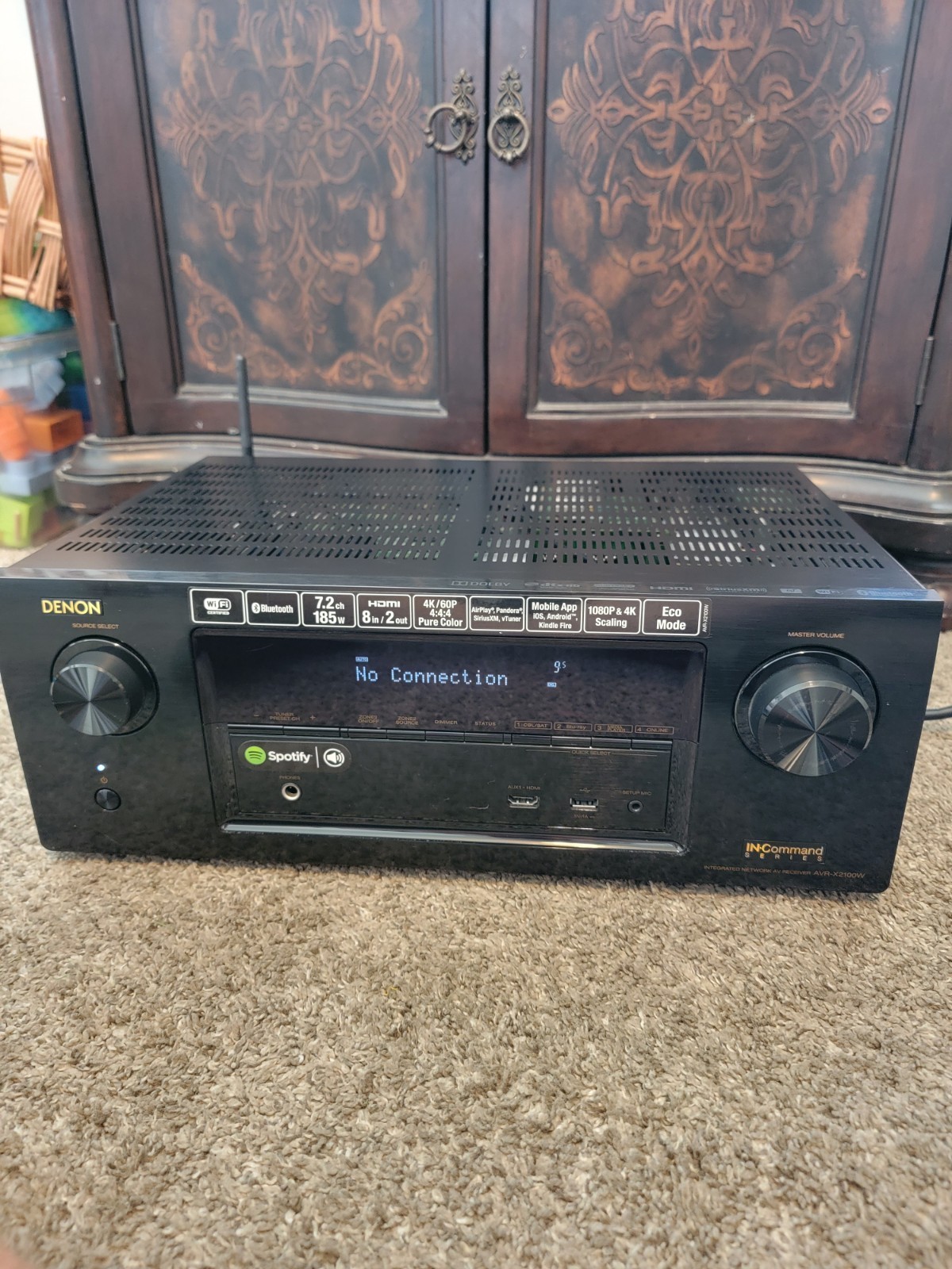 Denon Integrated Network AV Receiver AVR-X2100W - No Remote