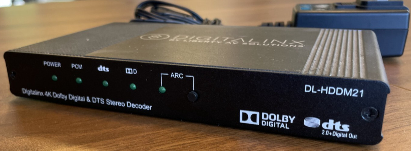 Digitalinx by Liberty AV Solutions DL-HDDM21 4K Dolby Digital & DTS Decoder C80