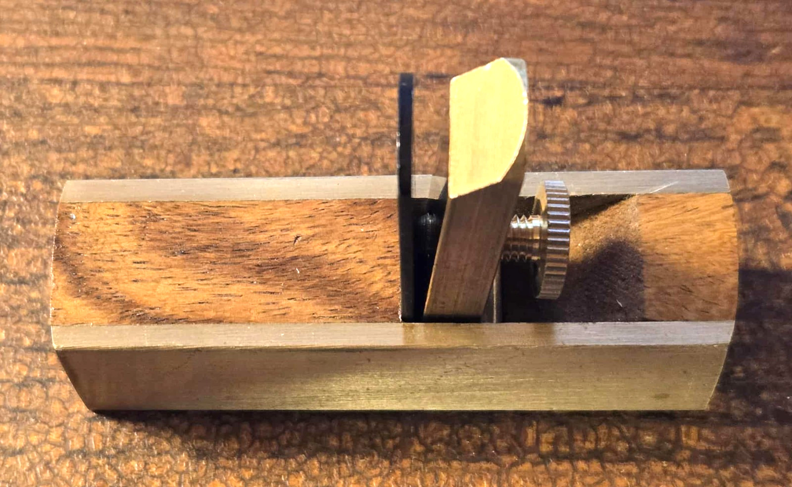 Mini Brass Plane Scraper Wood Working Craft Planer Tool Hobby
