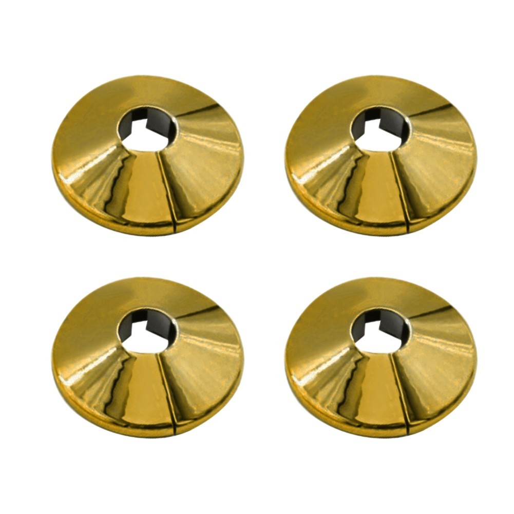 Plastic Covers Radiator Pipe Collars Shield Gold Plastic Covers Install