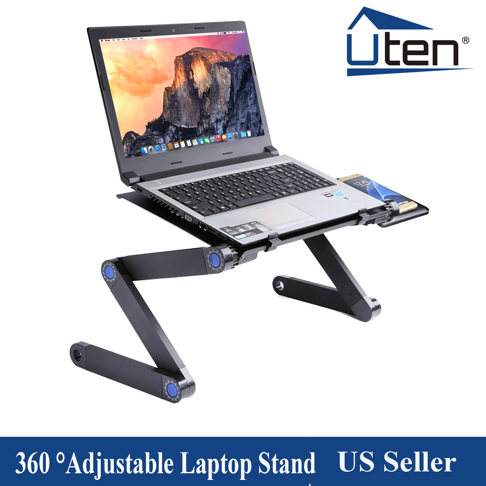 360° Adjustable Foldable Laptop Stand Table Sofa Bed Tray Notebook Computer Desk