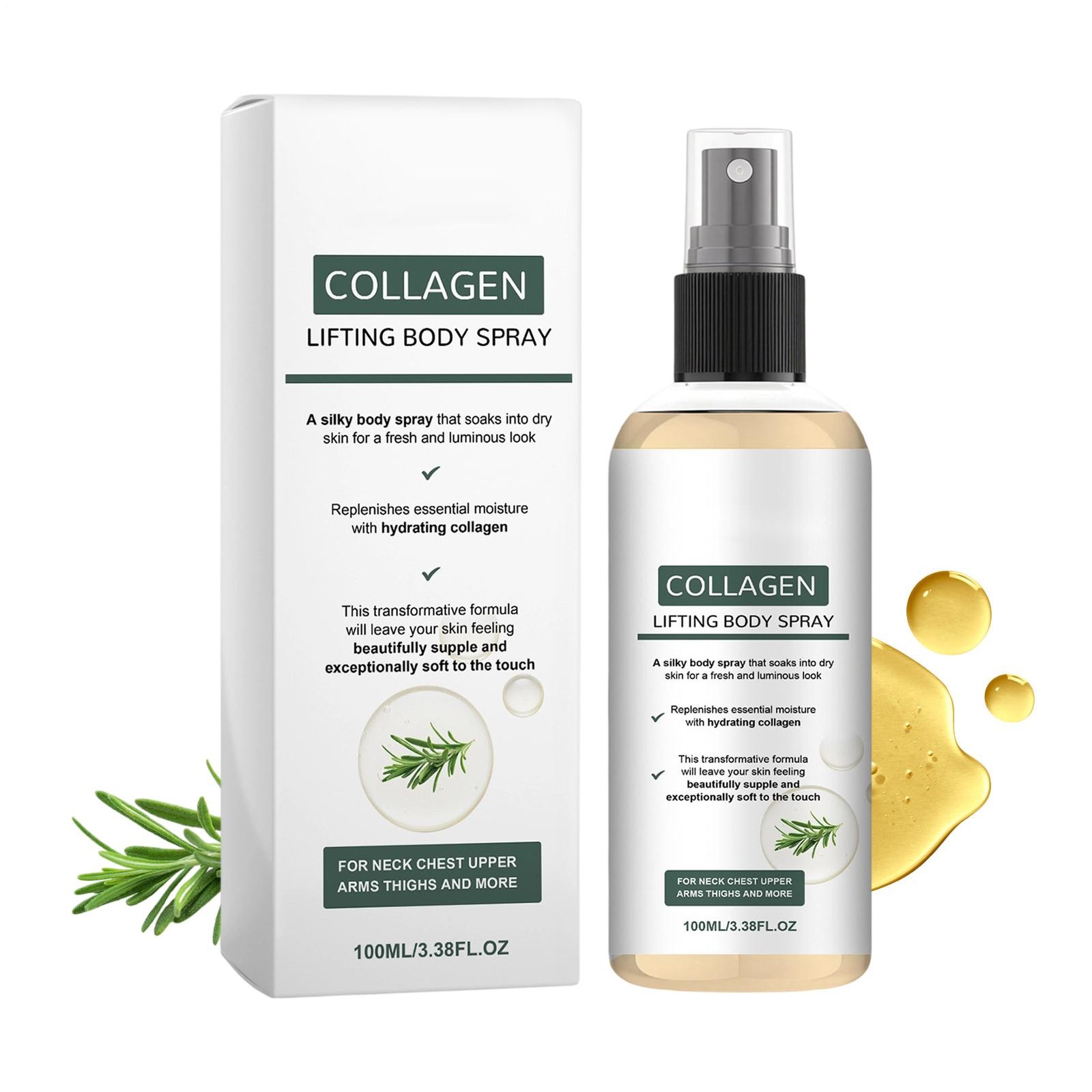 100ml Collagen Firming Body Spray Hydrating For All Skin Types