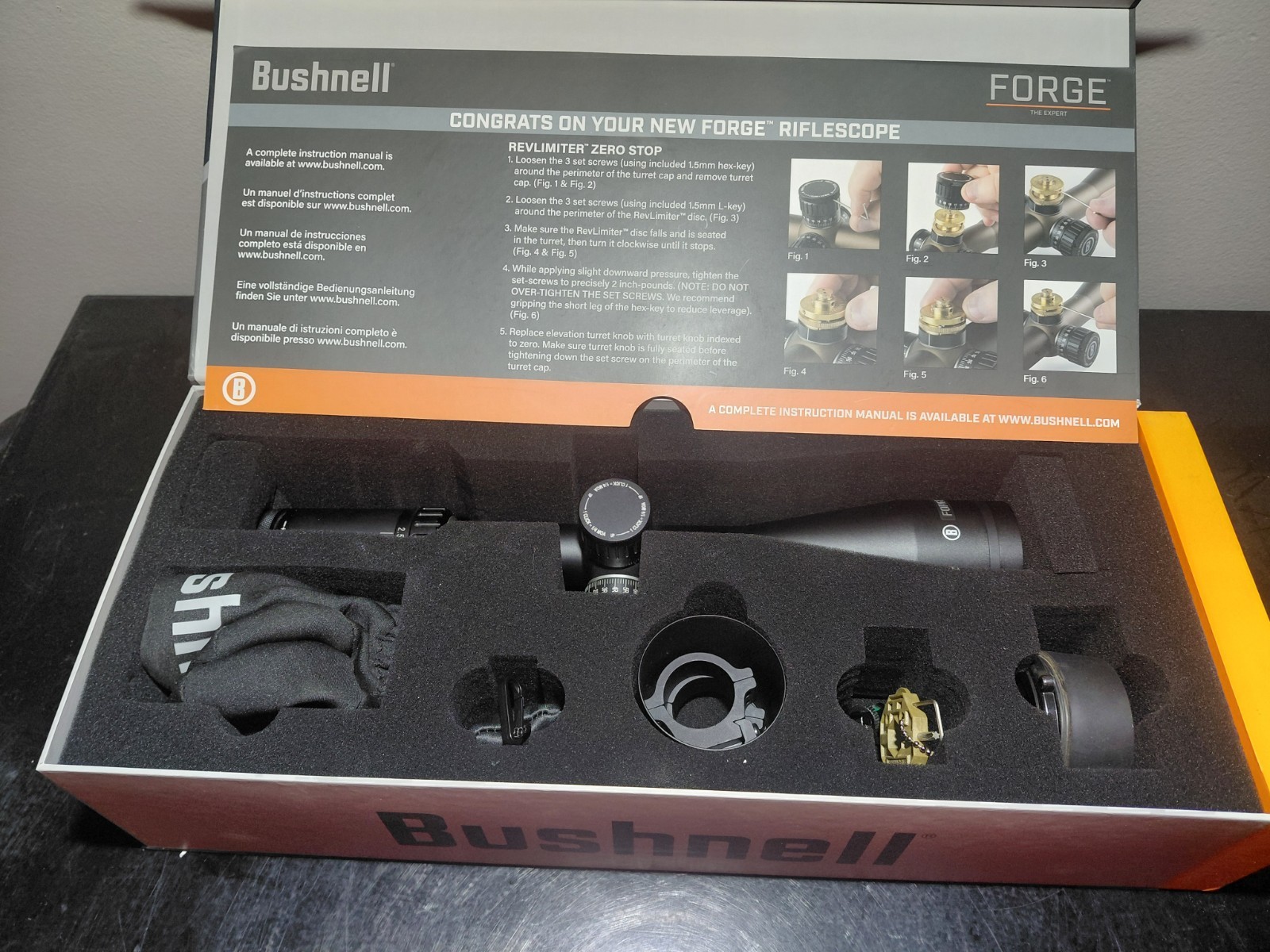 Bushnell Forge 2.5-15X50MM Rifle Scope