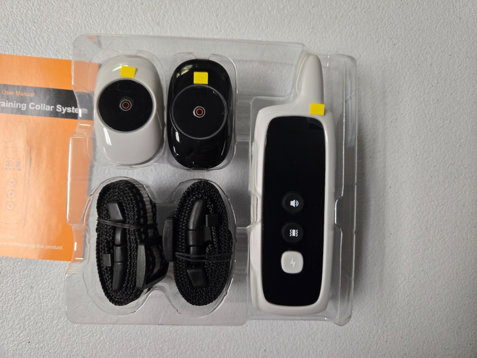 Woehraed 2PACK Dog Electric Training Collars Remote Waterproof E-Collar - White