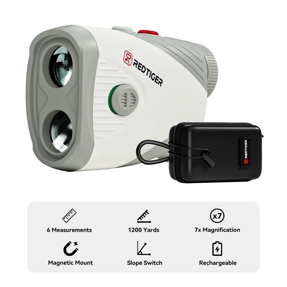 Laser Golf Range Finder, 7X Magnification Clear View 1200 Yards Laser Hunting Ra