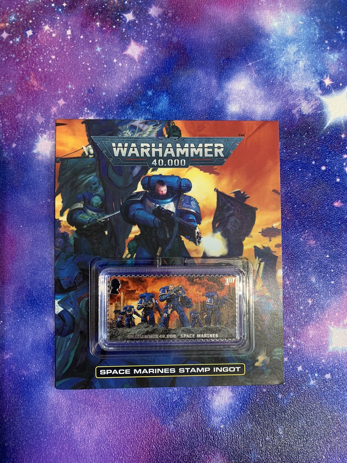 Warhammer 40K Limited Edition Royal Mail Stamp Silver Ingot No. 0141