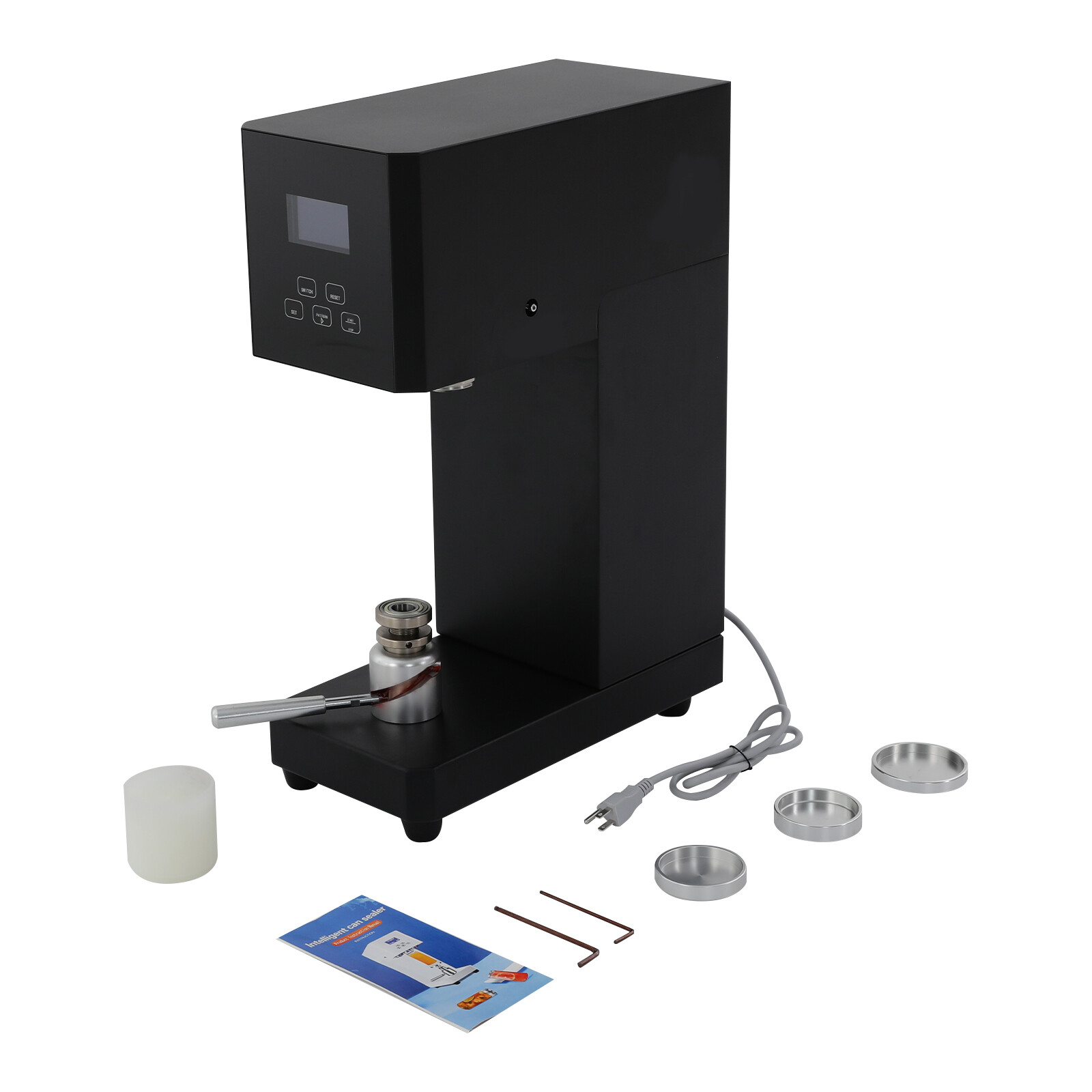 Semi-Automatic Can Sealing Machine for PET Bottles & Aluminum Cans