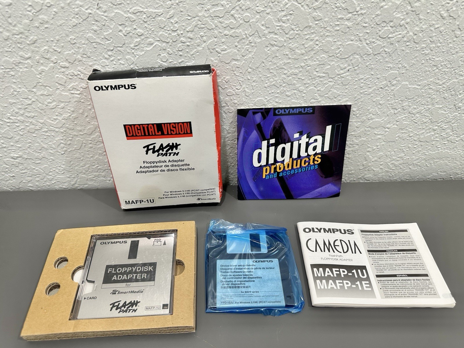 Olympus Camedia MAFP-1U Flash Path Floppy Disk Adapter SmartMedia