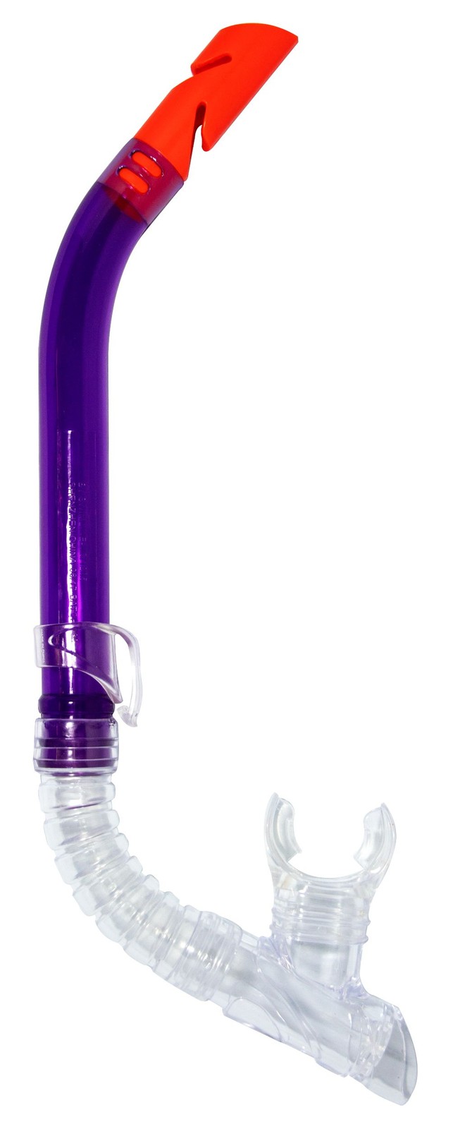 Adult and Youth Thermotech Sea Breeze Snorkel - 16" - Purple