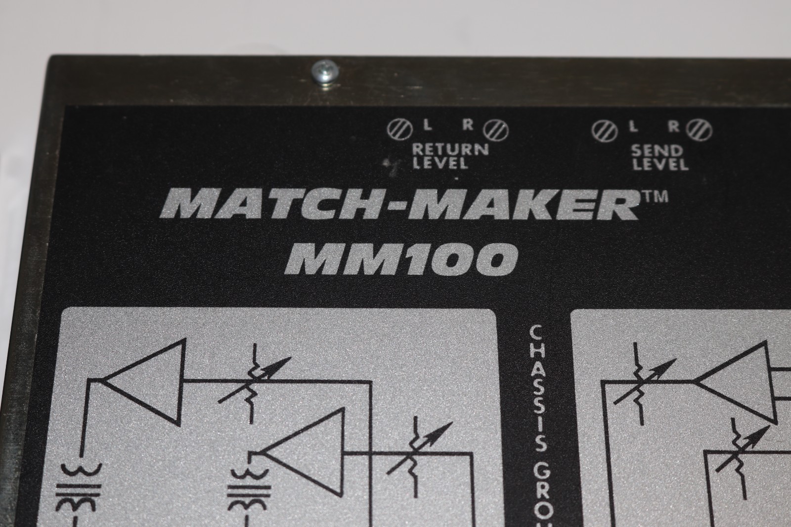 PAIR - ATI MM100 MATCH MAKER BLACK & BLUE UNITS - LEVEL AND IMPEDENCE INTERFACE