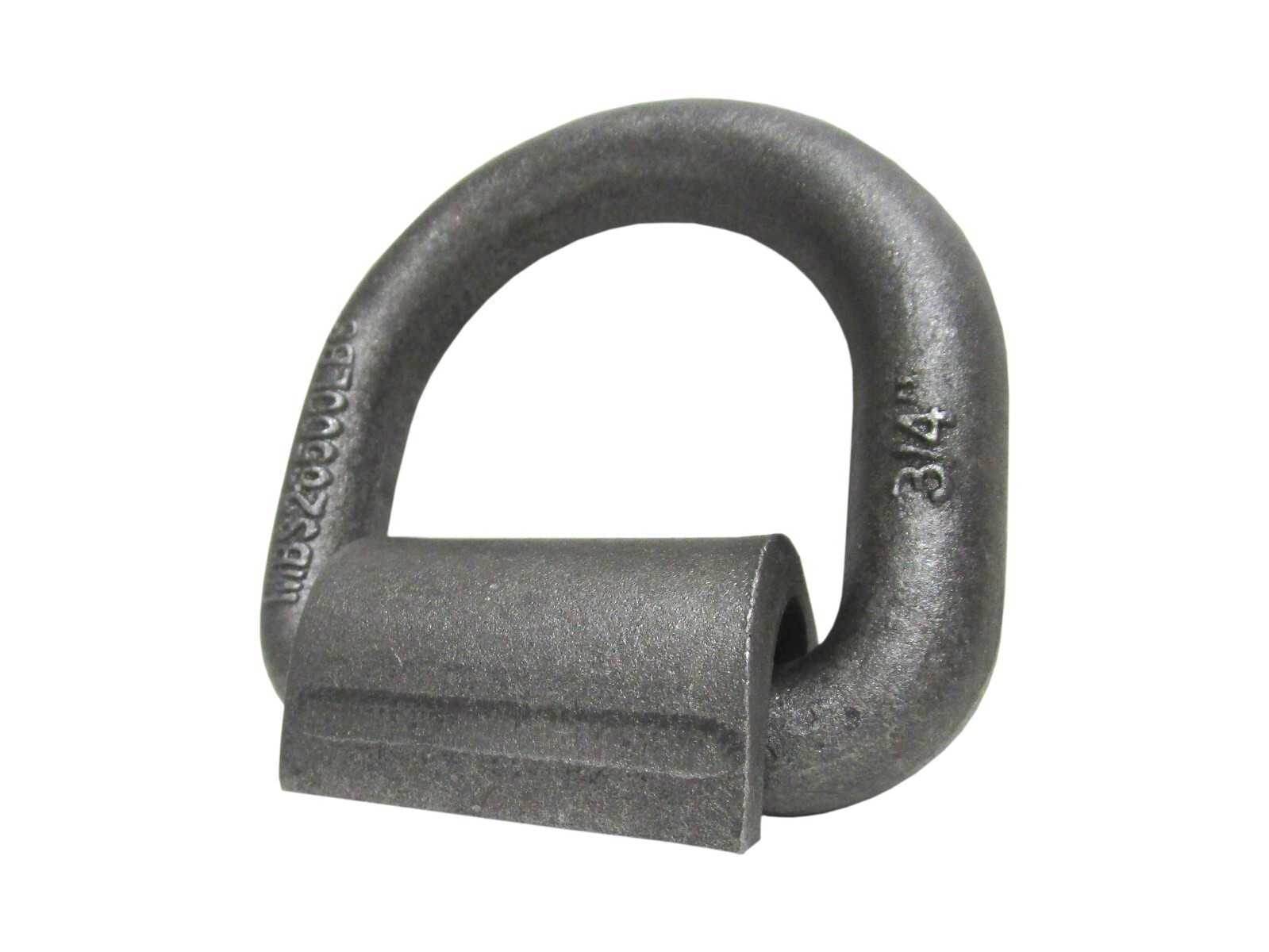 3/4" Weld On Mountain Bracket D Ring for Flatbed Tie Down Trailer Cargo 2 Pack