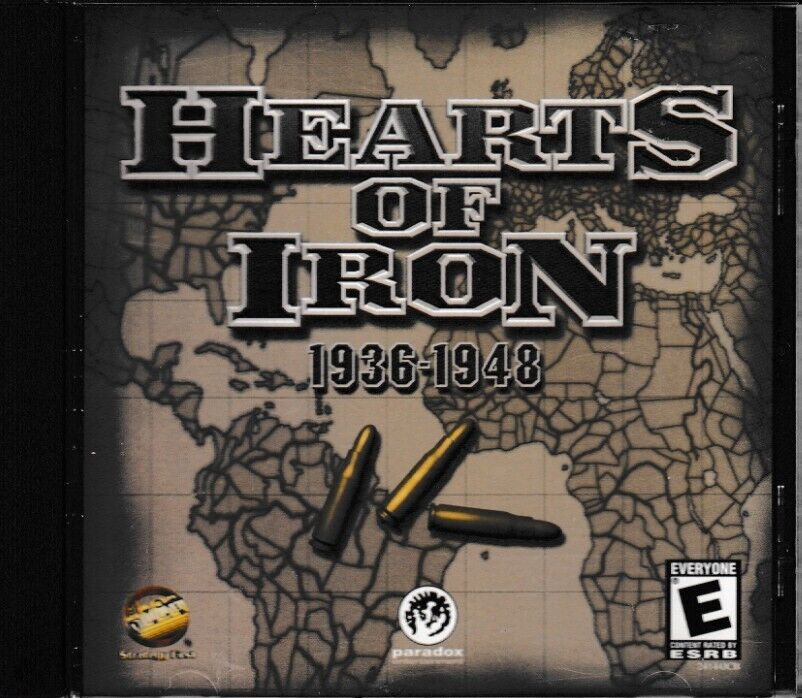 PC GAME - Hearts of Iron: 1936-1948 (CD and jewel case only)
