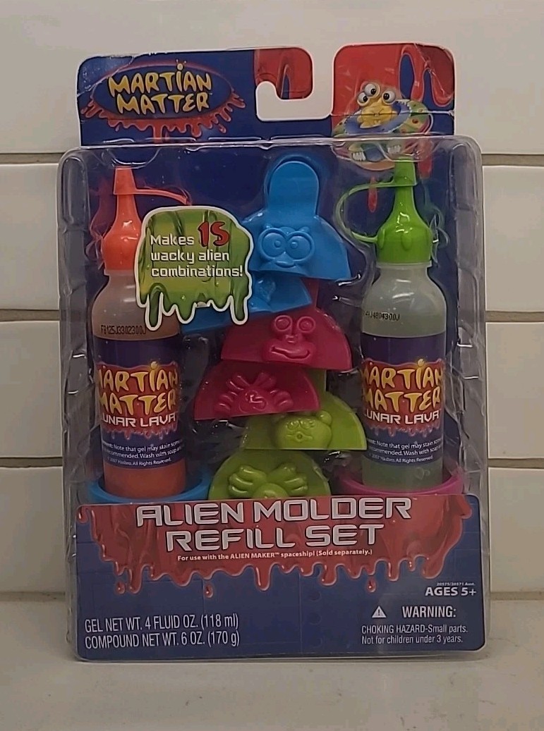 Martian Matter Alien Molder Refill Set Hasbro - New (B3-J8)