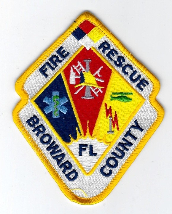 FLORIDA - Broward County Fire & Rescue "old style" - [Shoulder Patch]