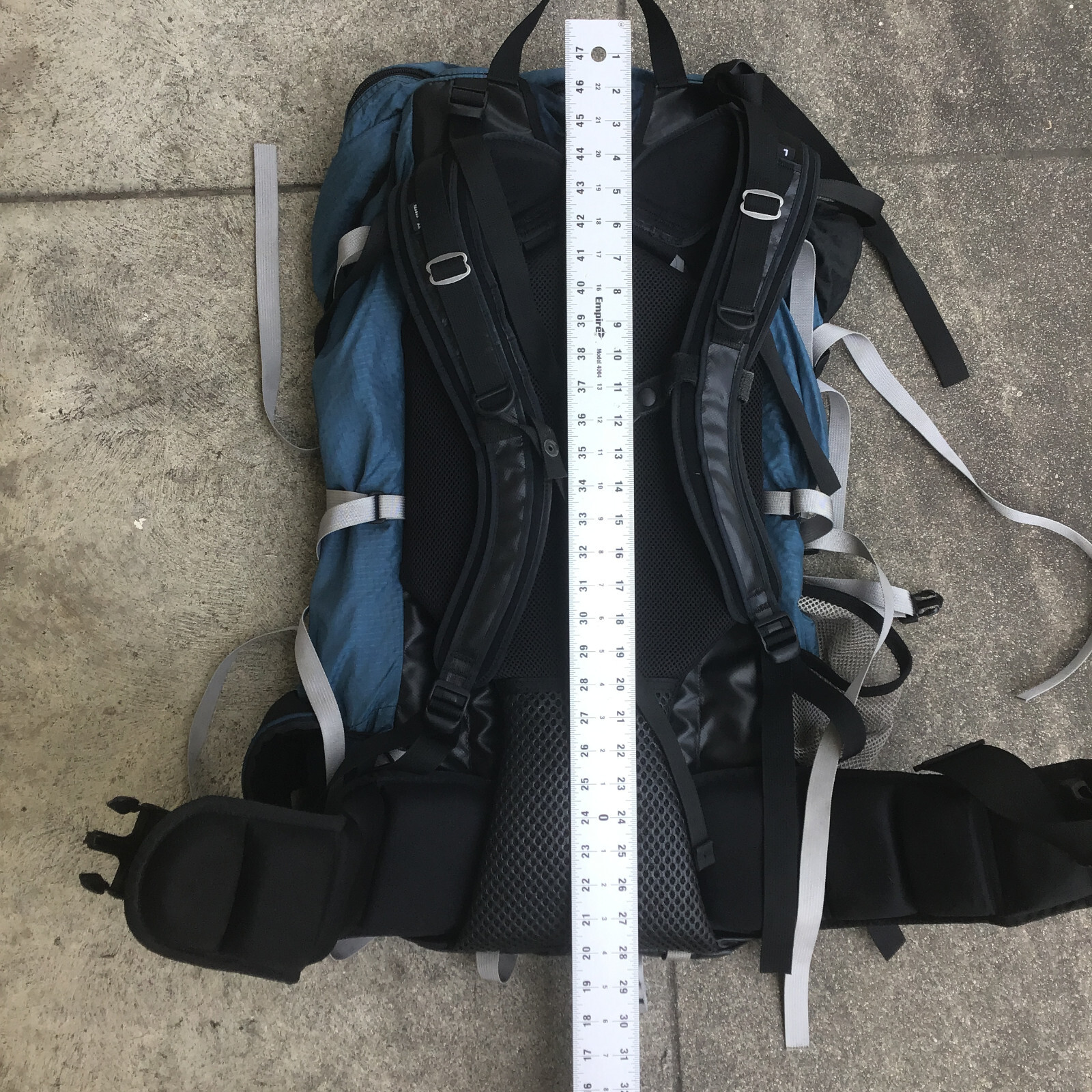 Gregory Shasta Hiking Trail Camping Internal Frame Backpack Size Large Blue Gray