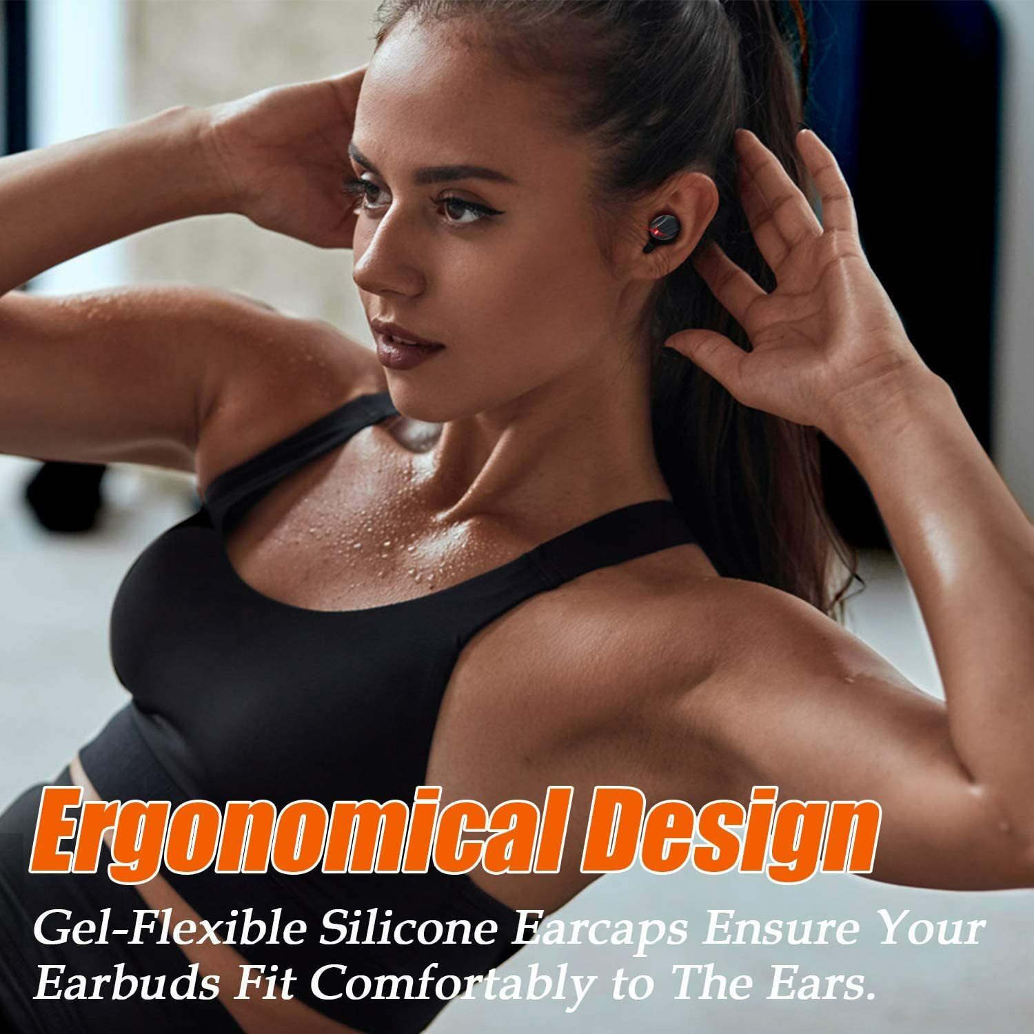 Wireless Earbuds Bluetooth 5.0 Mini Headphones, Hi-Fi Stereo in-Ear Earphones wi