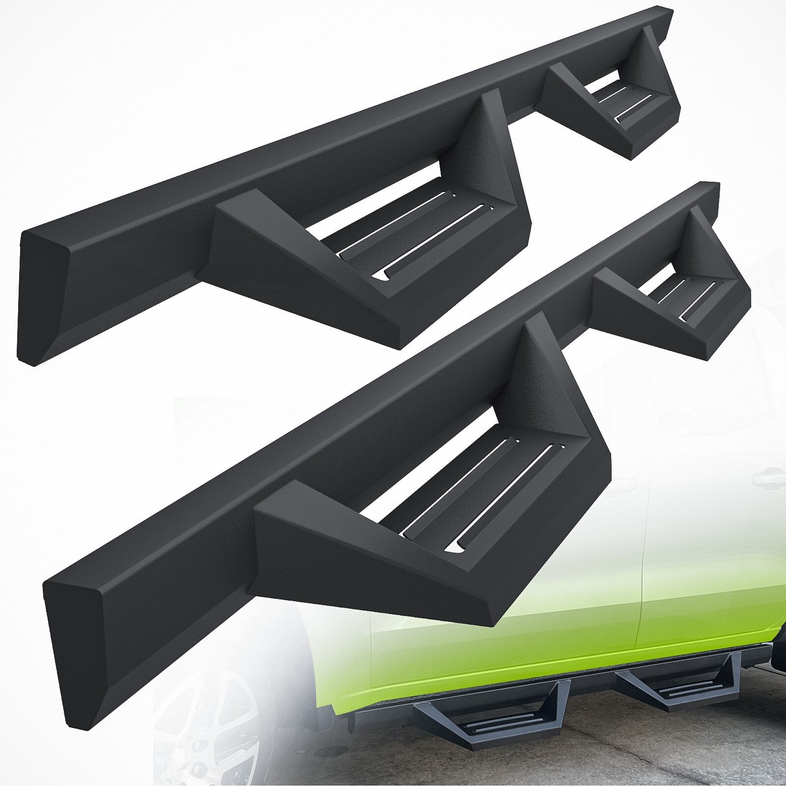 Side Step For 2019-2026 Chevy Silverado 1500 Crew Cab Running Board Nerf Bar