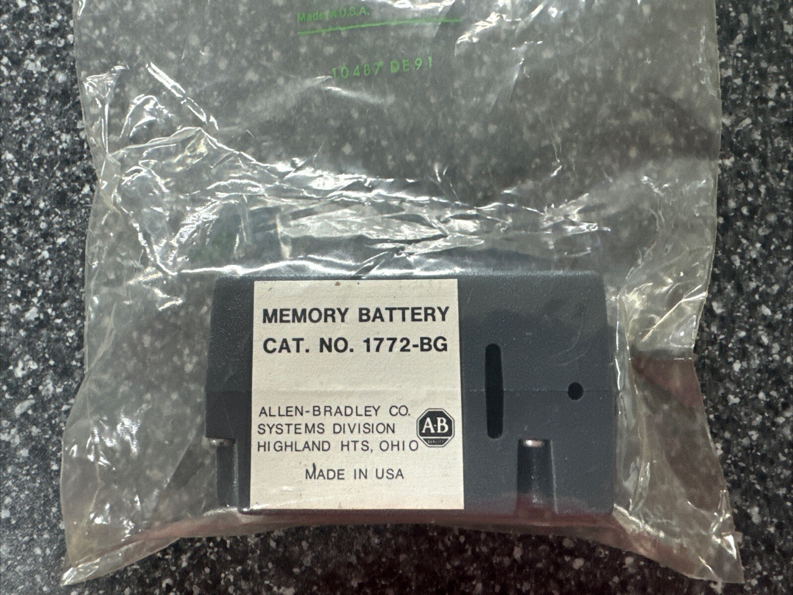 NEW 1772-BG ALLEN BRADLEY MEMORY BATTERY 1772BG