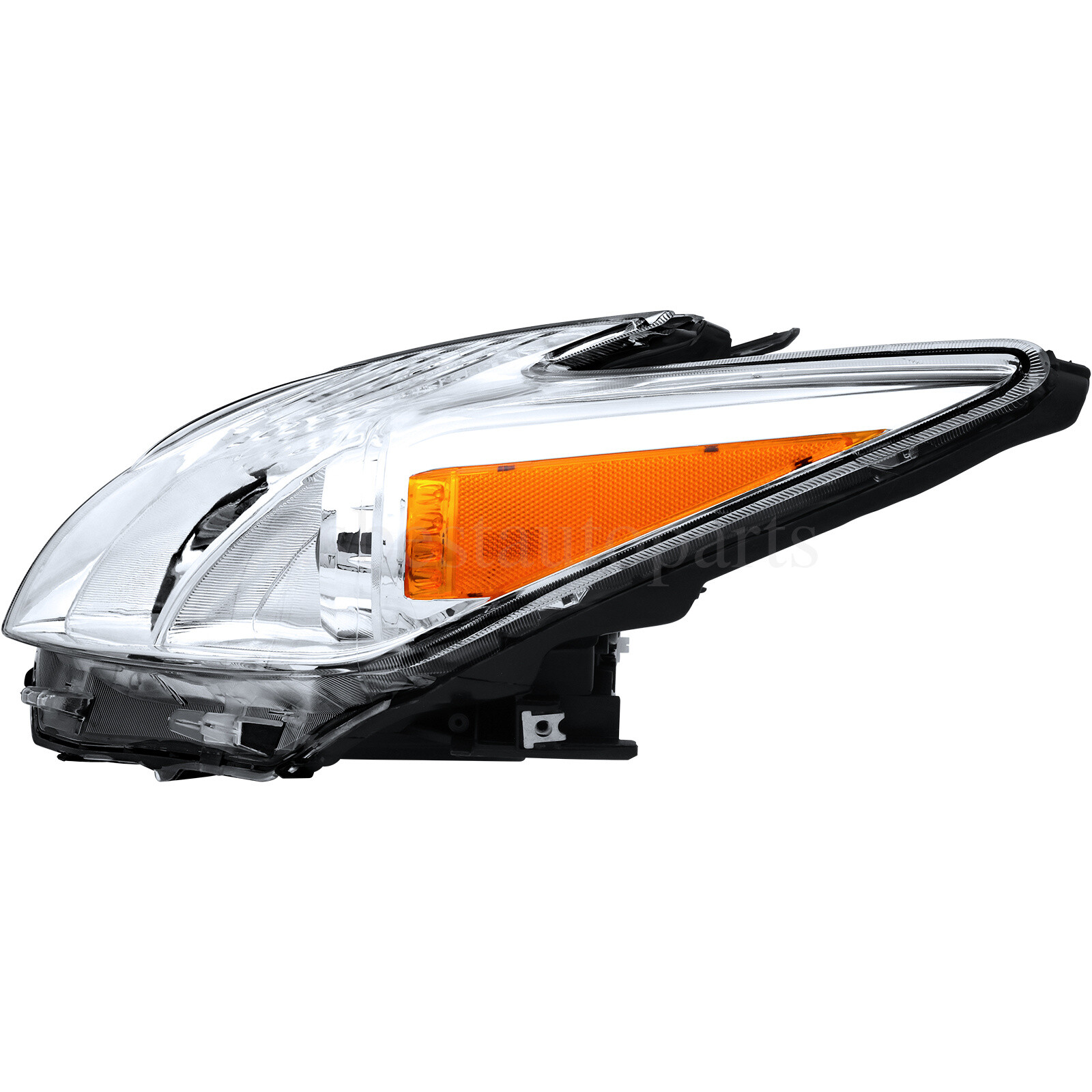 Headlights Headlamps Driver Passenger Pair For 2012 2013 2014 2015 Toyota Prius