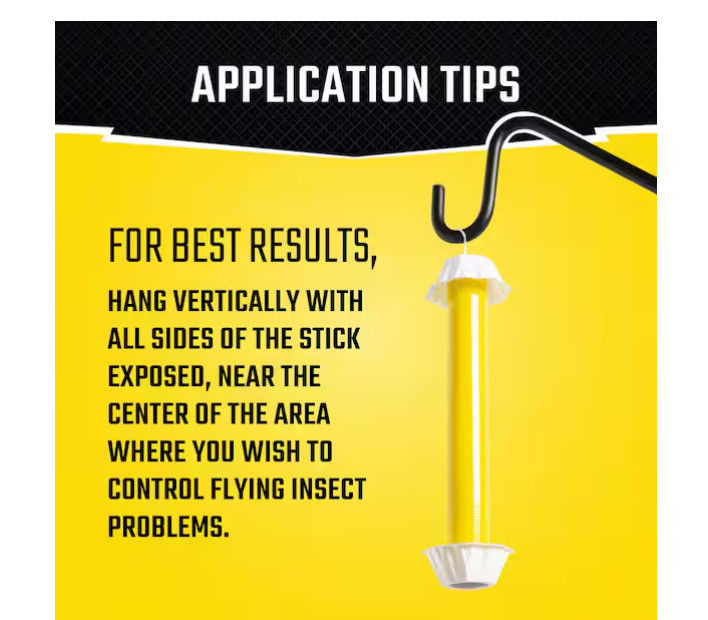 PACK OF 3 Fly Stick Insect Trap