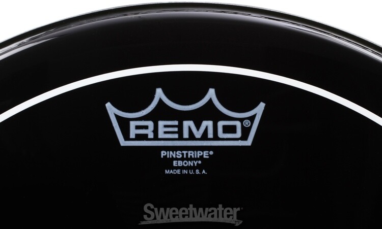 Remo Ebony Pinstripe Drumhead - 13"