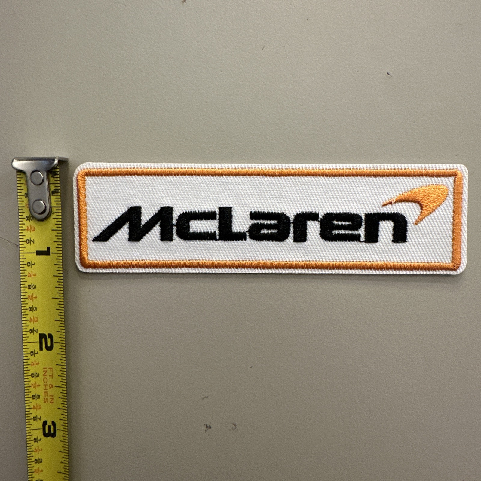 McLaren (Embroidered Iron on patch) Luxury/ Racing / Sports Car