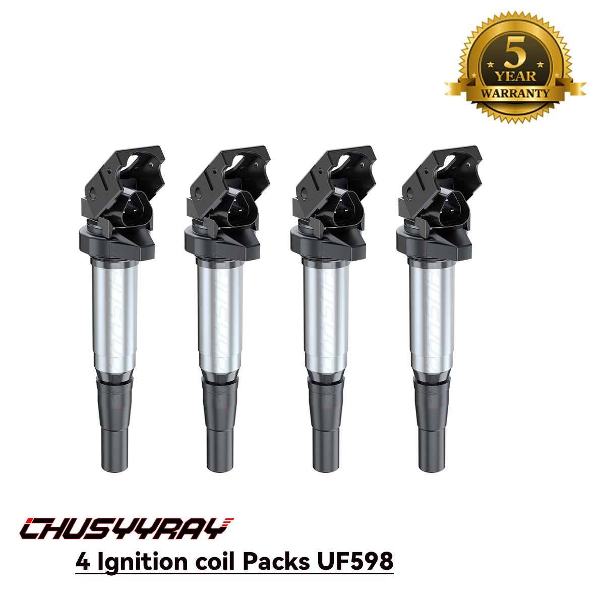 NEW UF598 4x Ignition Coils for 2007-2015 Mini Cooper 1.6L